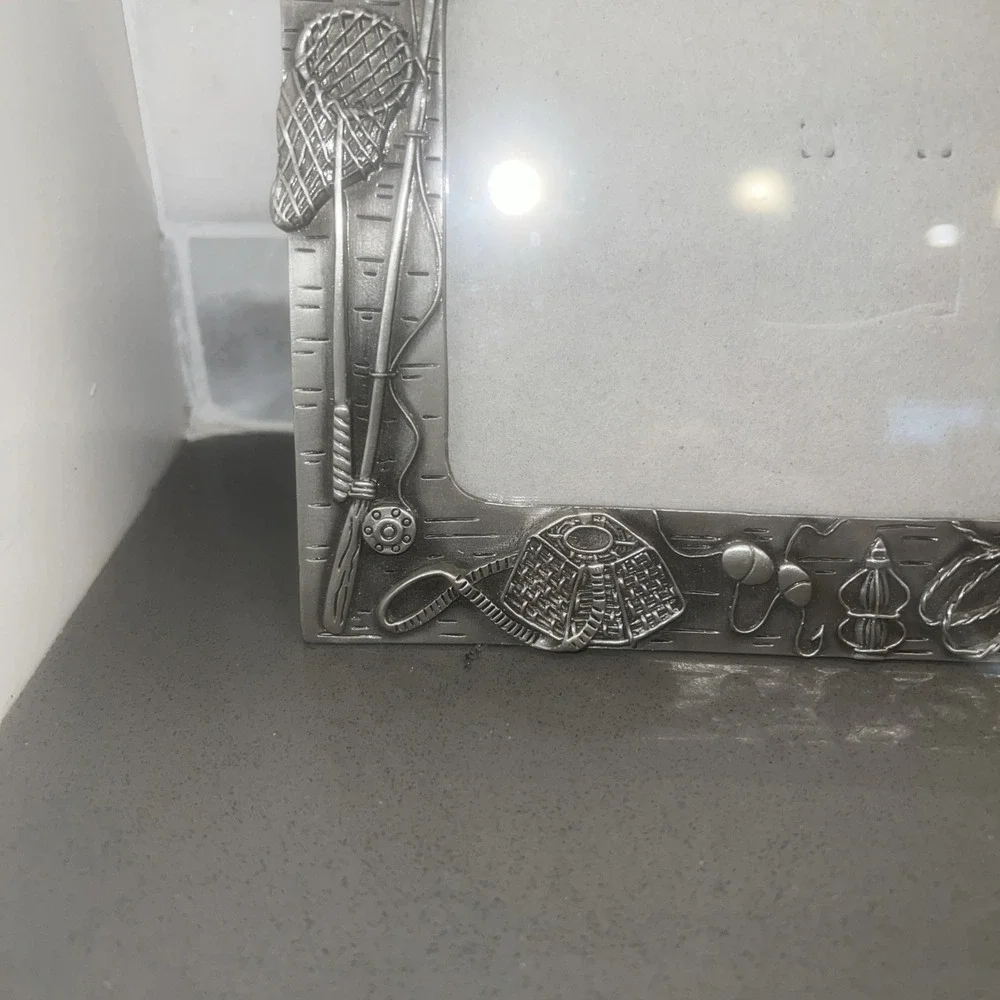FISHING Theme 3-D Pewter - Picture Frame